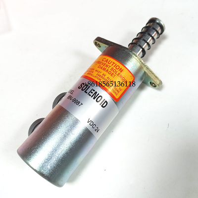 Fuel Solenoid 6N9987 6N-9987 24V for CAT  3208 Series Engine