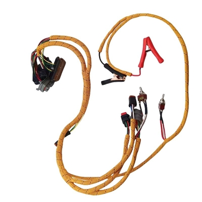Excavator Diagnostic Cable Engine C6.4 Comprehensive Test Wiring Harness For Caterpillar E320C E320D Injector Harness