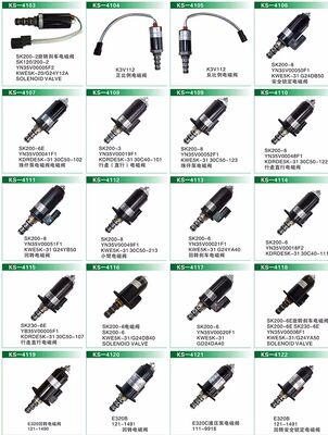 1861525 Solenoid Valve 186-1525 for  Tractor D8R Motor Grader 12H 120H 135H 140H 160H