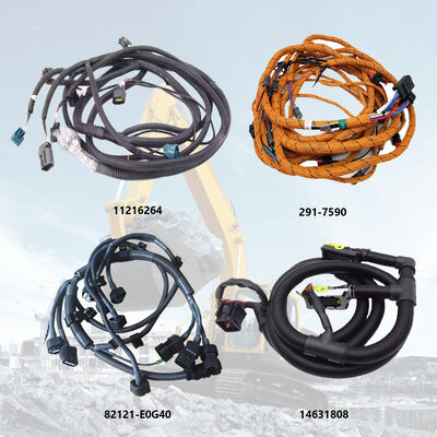 PC400-7 PC450-7 Excavator Spare Parts Main External Wiring Harness 208-06-71113