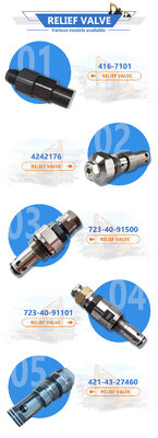708-2L-06710 7082L06710 Excavator Relief Valve for Komatsu  PC270-7 PC200-7 PC210-7 PC360-7 Excavator Spare Parts