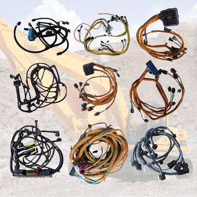 Excavator Diagnostic Cable Engine C6.4 Comprehensive Test Wiring Harness For Caterpillar E320C E320D Injector Harness