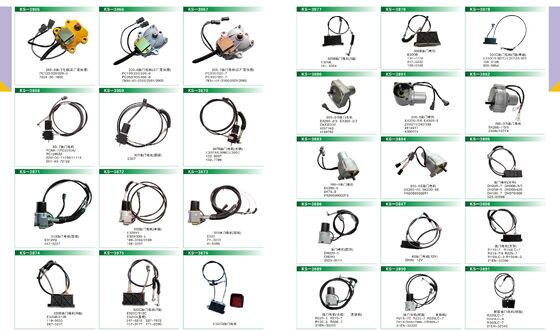 Excavator Throttle Motor Assembly 37B1580 for Excavator Spare Parts KECM-2024-62C(24VDC)