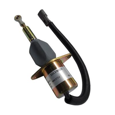 24V 6D114E Engine 6743819141 Stop Solenoid for Komatsu PC300-7 PC360-7 Shut Off Solenoid 6743-81-9141